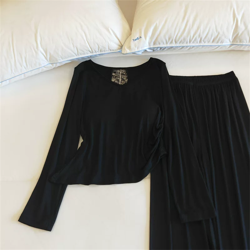 Top with cups, spring thin elastic sexy pijama