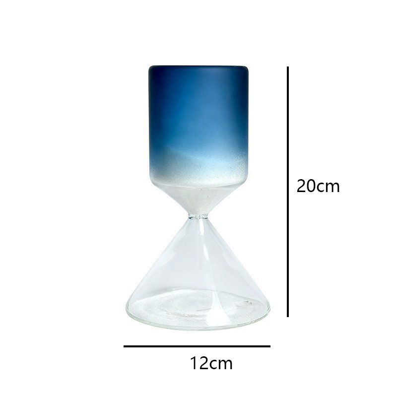 Colorful Glass Hourglass Timer Gradient Sand Home Decoration_voghion.com