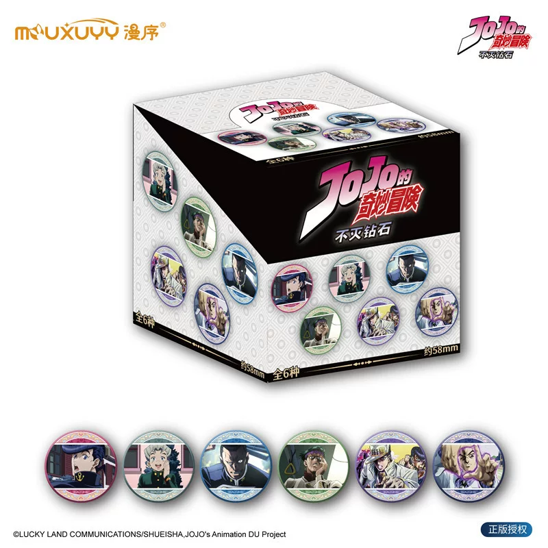 Оригинальная официальная коллекция Valley — JoJo's Bizarre Adventure милый аниме 2D значок в слепой коробке