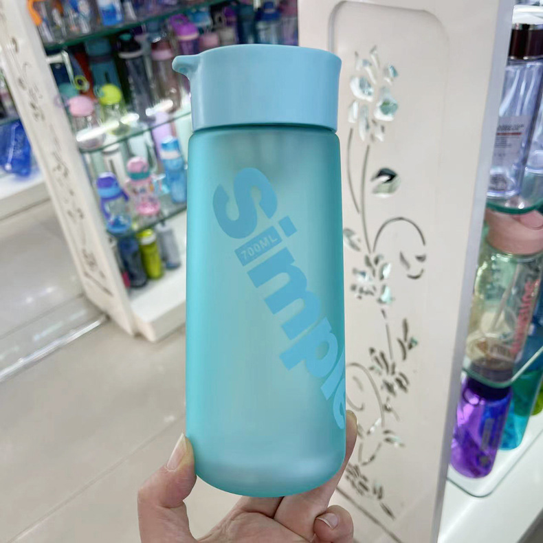 Weilong 8284 esmerilado plástico taza de agua potable directa taza de agua creativa PC cuerda portátil de verano deportes al aire libre taza al por mayor