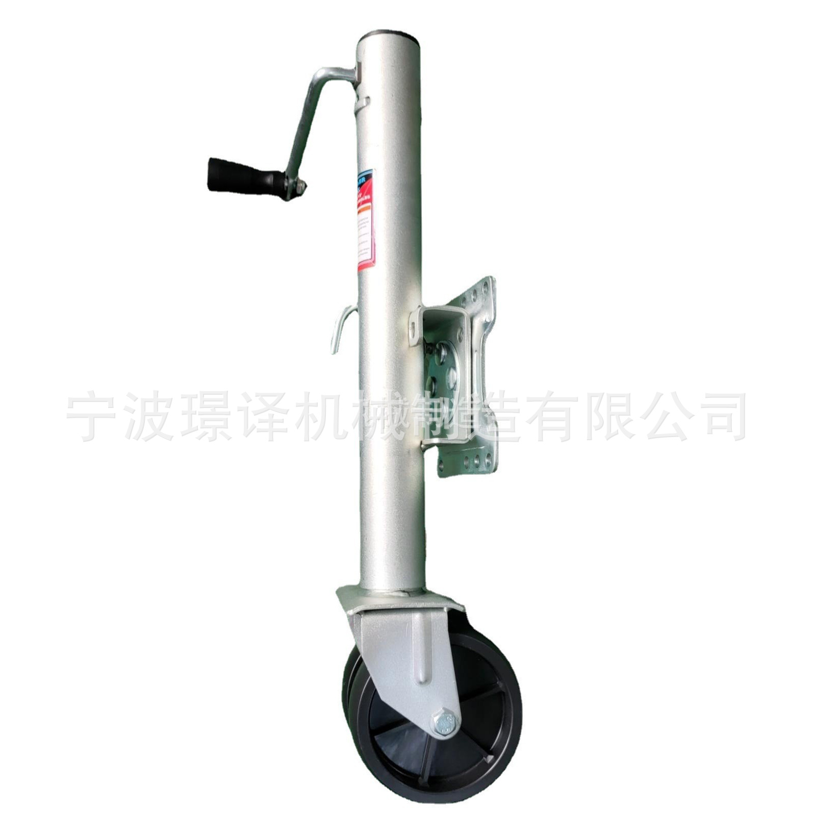 手动侧摇拖车游艇千斤顶 2000LBS拖车支腿 配2*6inch双轮架