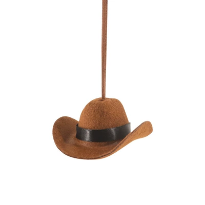 Xizang Cowboy Hat Car Car hanging - cowboy-hat-pendant-yellow