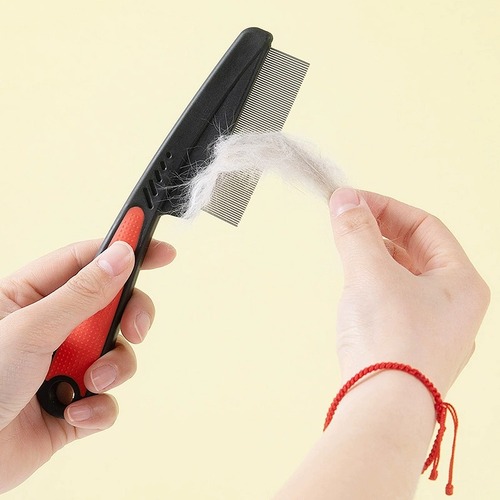 Pet comb Teddy dog ​​and cat flea comb large flea removal fine tooth comb pet comb pet supplies