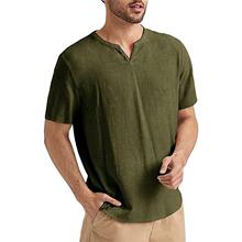 G 31907 Summer Beach Short Sleeve Solid Color T-Shirt ��ɫɳ