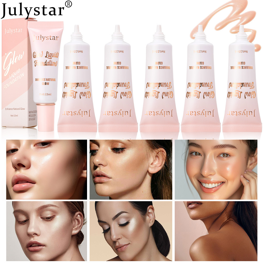 Julystar Facial Concealer Bestseller High-Gloss Pearlescent Foundation, Natural and Long-lasting brightening and moisturizing Foundation wholesale undefined