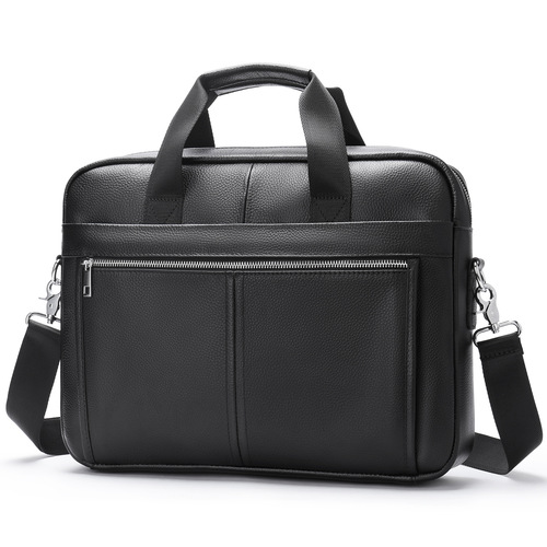 Marant cross-border first-layer cowhide business bag men's portable briefcase simple cross-body shoulder bag trend 8572