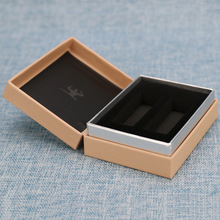 連體天地蓋盒化妝品硬盒定 做翻蓋書型禮品盒包裝盒定 制植絨EVA