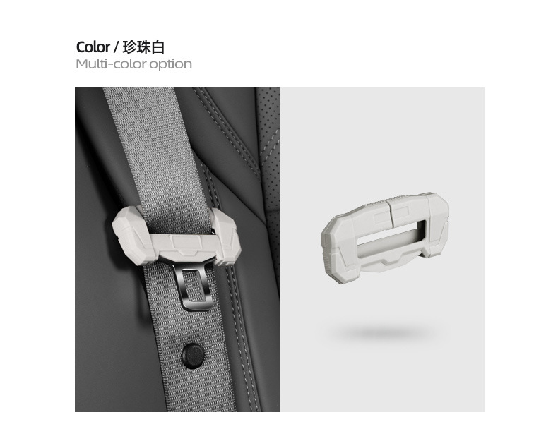 Patented car seat belt buckle protective cover anti-scratch safety belt buckle extension anti-collision silicone interior modification accessories
