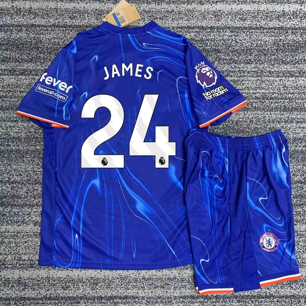 Детская/женская/мужская домашняя майка Chelsea 24-25 Энцо Палмерявия Джеймс футбольная форма фан-версия