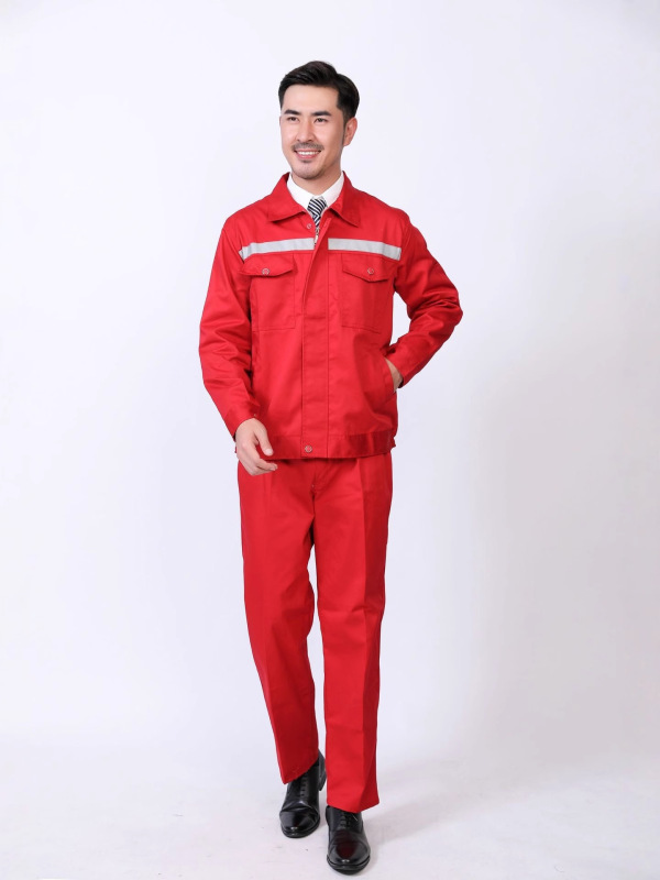 春秋工作服电焊服长袖套装耐磨防烫劳保工装厂服工地|undefined