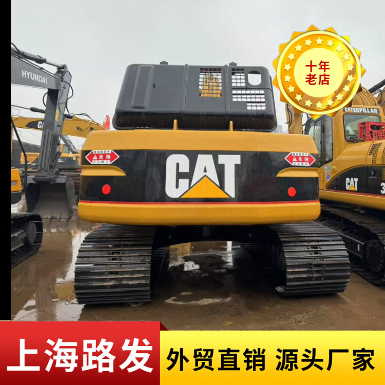 Fabricantes de Shanghai venden excavadoras usadas Caterpillar 330B, excavadoras 320B
