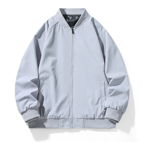 Men's Baseball Jacket Spring and Autumn Versatile Streetwear Hooded Jacket Unisex Casual Upright Collar Men's Outerwear Cross-border Public Version Wholesale