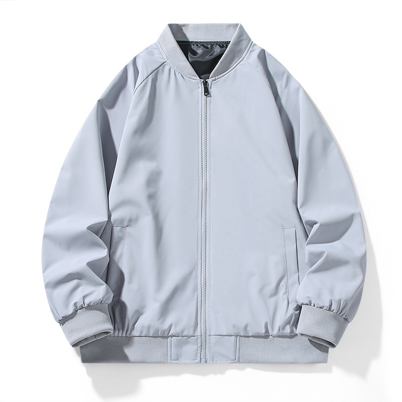 Men's Baseball Jacket for Spring and Autumn, Trendy Brand Jacket for Men and Women, Casual Stand-Collar Men's Coat, Cross-Border Wholesale, Large Sizes