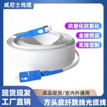 单模单芯铠装光纤入户铠装跳线法兰连接器光纤光猫网线延长线箱线