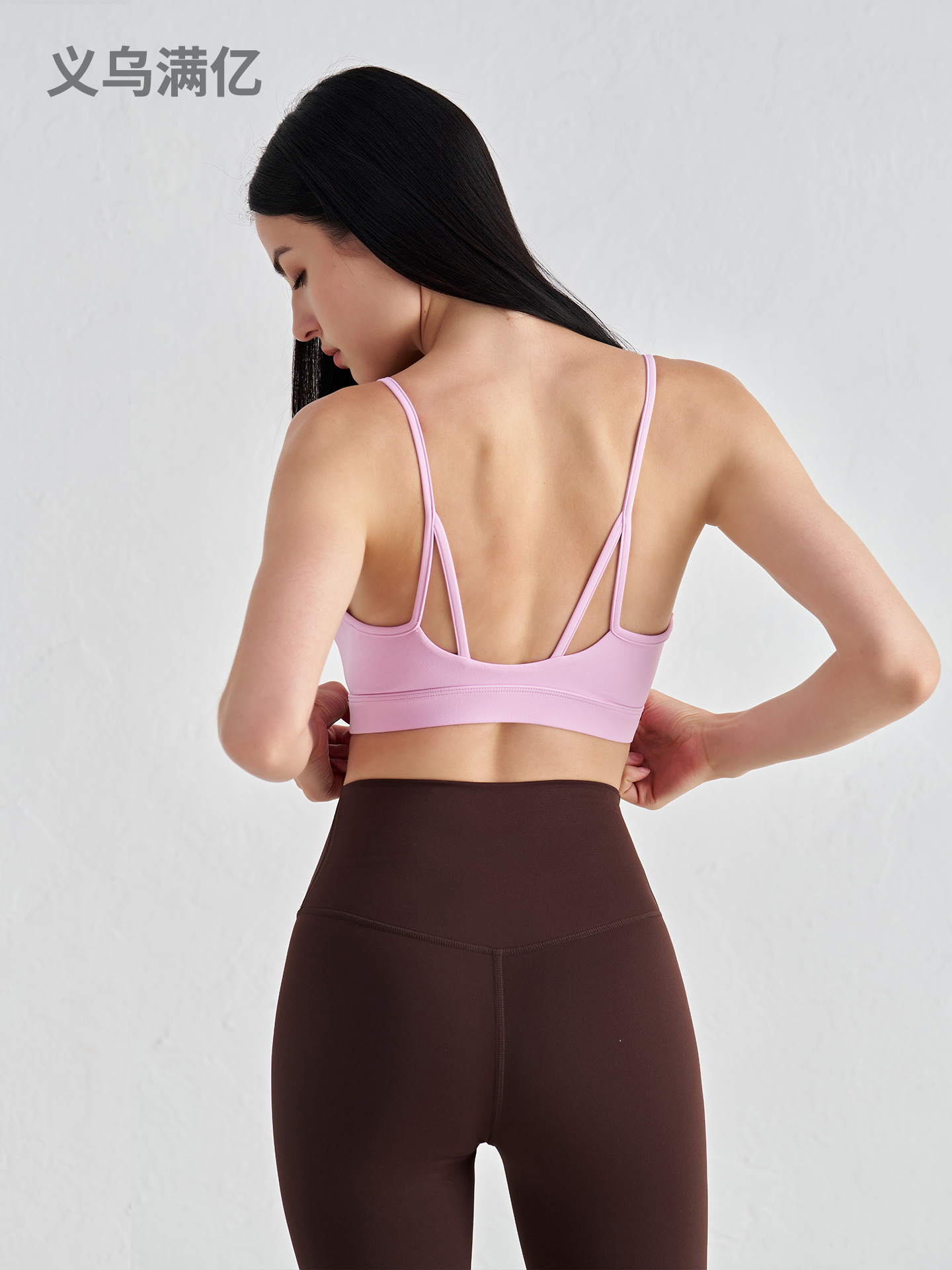 Gato orejas belleza espalda delgada cinturón de hombro ropa interior deportiva yoga chaleco de fitness belleza espalda yoga chaleco de alta sensación de cabina de mujer