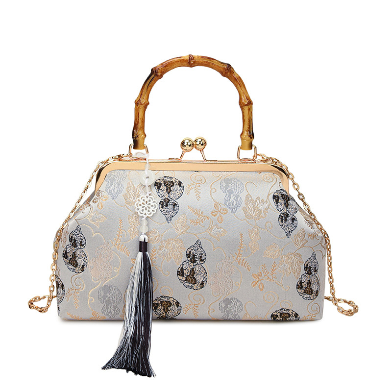 Chinese Style Cheongsam Evening Bag For Women - 2025 Autumn/Winter New Arrival Exquisite Shoulder Handbag For Banquets - Thumbnail 5