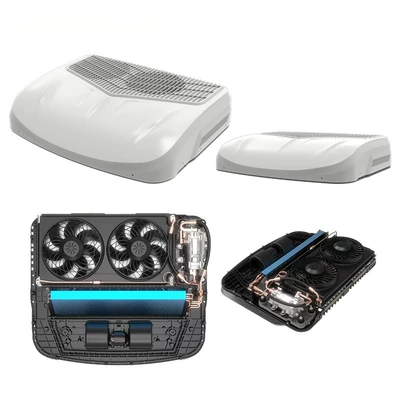 Automotive air conditioning: 12v24v cross-border one-piece delivery electric - upgraded-dual-fans-eac00248-12v-default-dc
