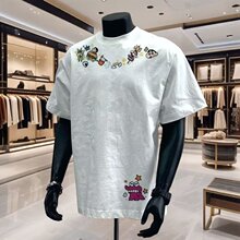 清仓捡漏~外贸尾货余货美式潮流重磅纯棉短袖t恤男女同款情侣上衣