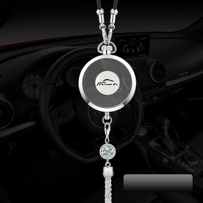 Special Car Perfume Car Aromatherapy Pendant Long-Lasting Light Fragrance Women's Genuine High-End Car Ornaments for Men (Perfplant seat) - comes-with-1-bottle-of-ocean-perfume-alloy-pendant-other-models-leave-a-message-to-note-the-cardefault-car