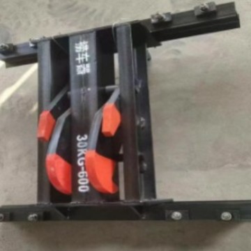 Dispositivo anti-deslizante de doble gancho para pozo inclinado para restablecer automáticamente el dispositivo anti-deslizante de la mina