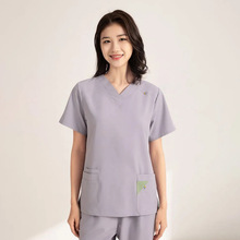 四面弹洗手衣医护专用手术衣刷手衣套装男女长短袖隔离衣