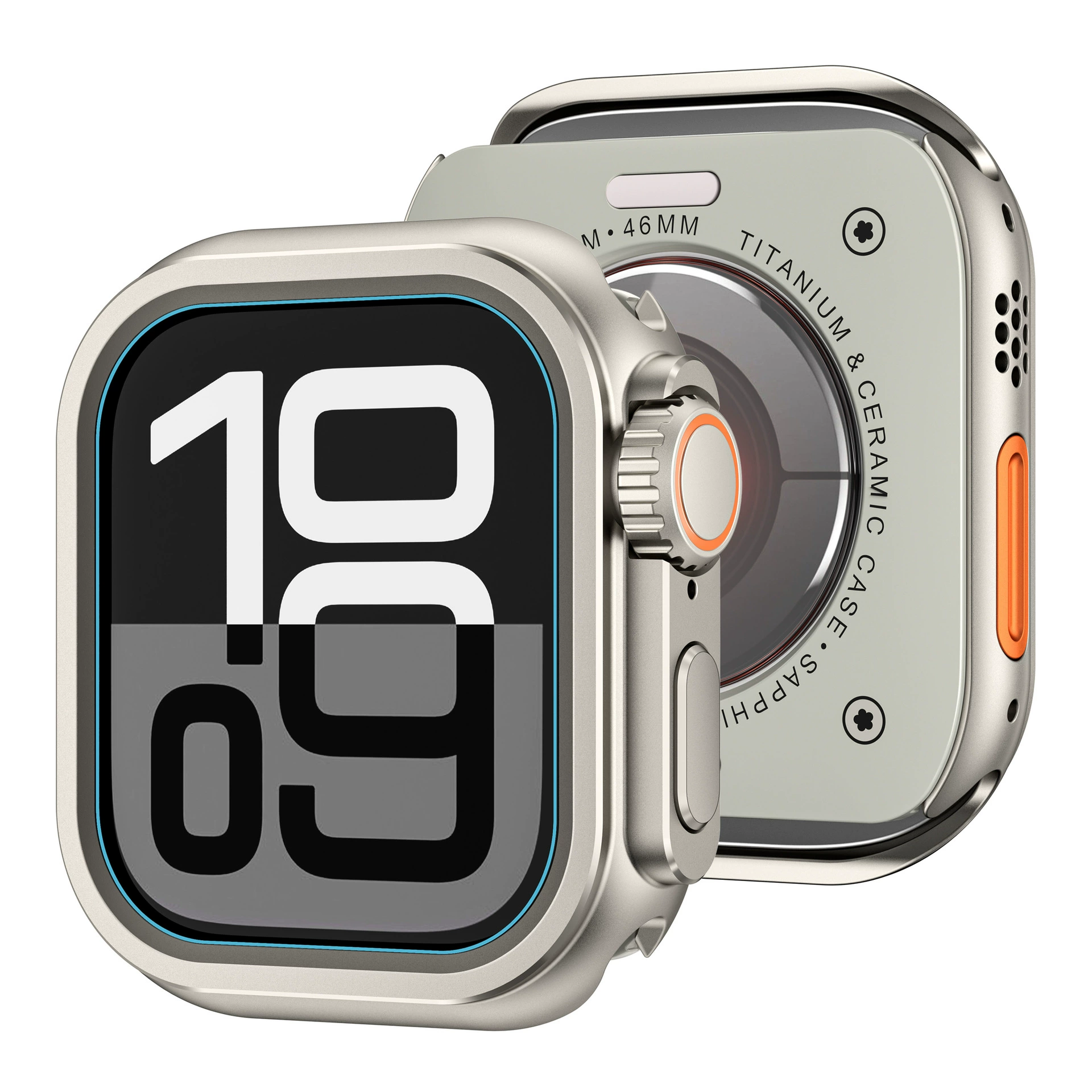 [工厂新款适用于Apple watch10代秒变Ultra原装金属保护壳46MM表壳]