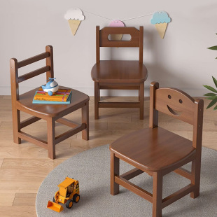 Solid wood small stool household small bench low stool Internet celebrity backrest small chair shoe changing stool living room coffee table practical square stool