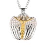 Haojie TEMU cross -border new hot -selling sacred sacred angel necklace Jesus religious style pray for Christmas gifts