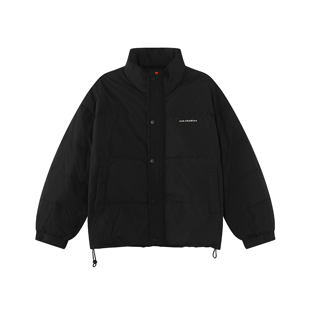 MTLCLOTHES Hombres| 90% blanco de goma collar corto de color sólido grueso chaqueta cálida chaqueta de plumón casual moda