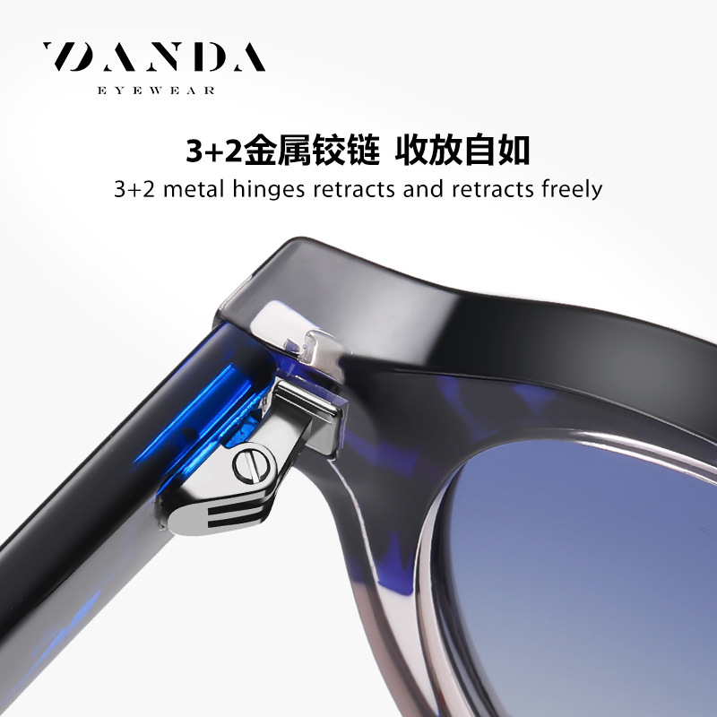 Placa hecha a mano anti-azul gafas de luz S31106 moda Carey retro conducción gafas de sol polarizadas gafas de sol redondas