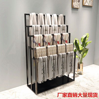 couture Scarf Rack Silk scarf Shawl cloth Island shelf Floor type Belt towel display trousers Display rack