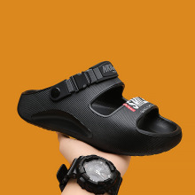 厚底拖鞋新款夏季潮流运动休闲开车凉拖男耐磨防滑一字拖男士潮款