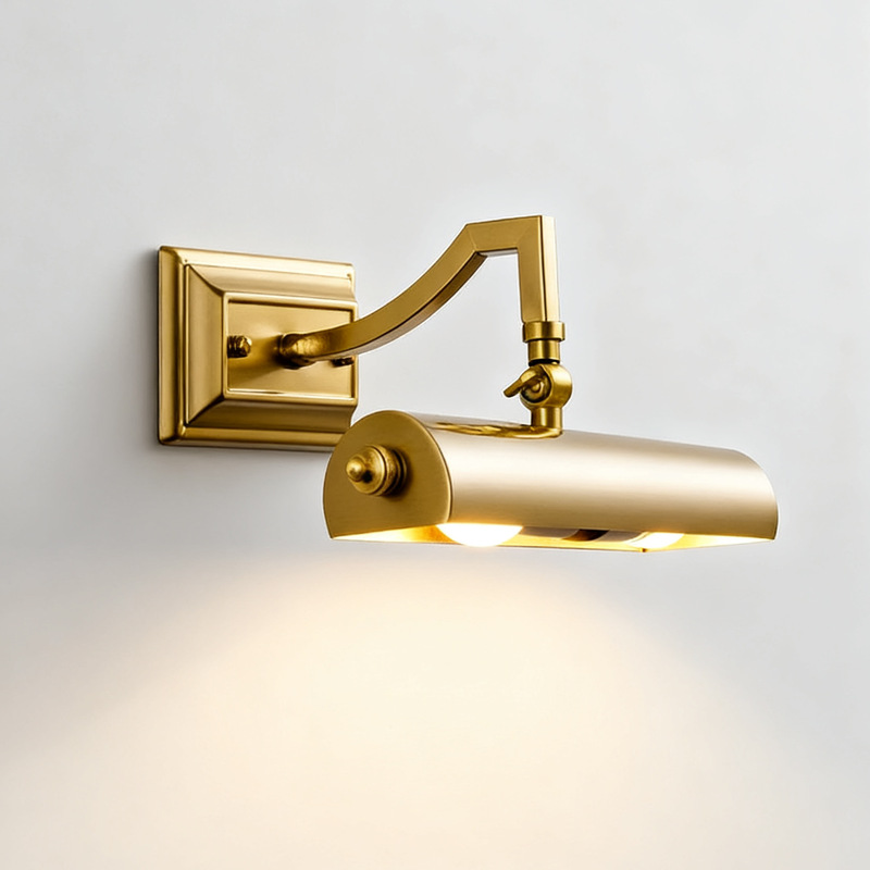 American-Style Mirror Painting Lamp, Simple Mirror Front Lamp, Retro Bathroom Lamp, European-Style Bathroom Vanity Mirror Lamp, Engineering Wall Lamp