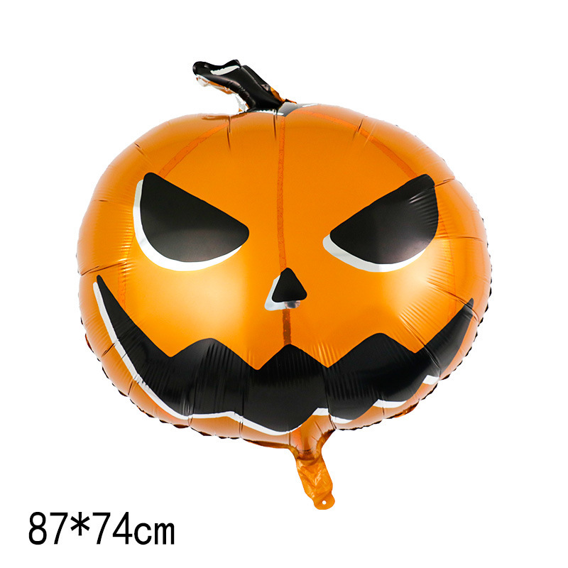 クロスボーダー新しいハロウィンバルーン装飾ゴーストフェスティバルアルミフィルムバルーンゴーストカボチャハロウィンテーマ漫画バルーン|undefined