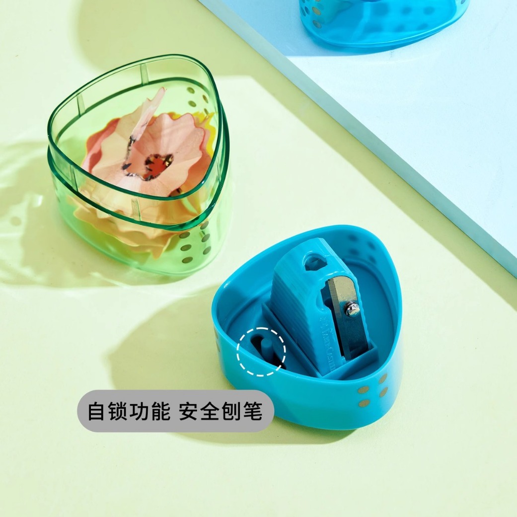 Alemania Pfizer Matrix autobloqueo doble agujero lápiz afilador de lápiz nuevo color de barra gruesa lápiz afilador de lápiz para niños Bellas Artes