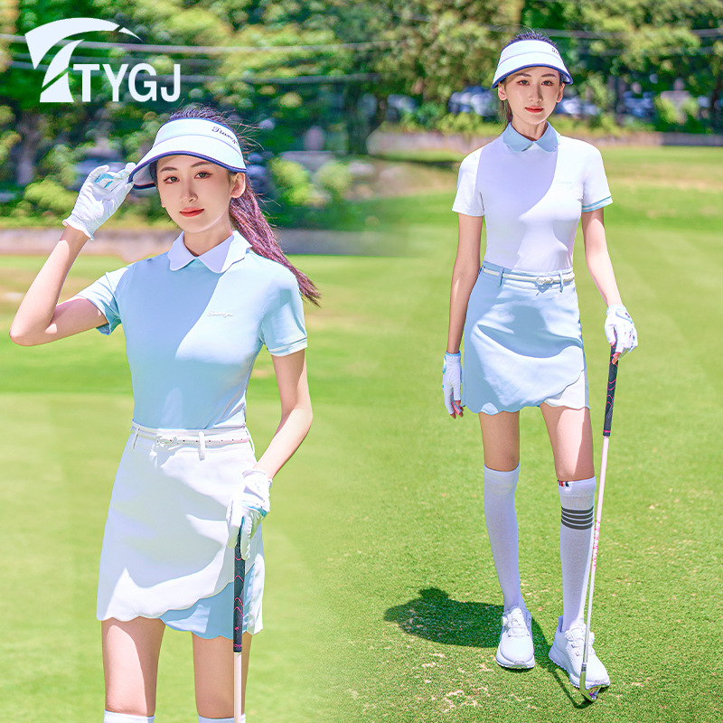 New Golf Women's Short Skirt Slim Skirt A- Line Skirt Golf Anti-Light Quick-Dry Breathable Elastic Skirt