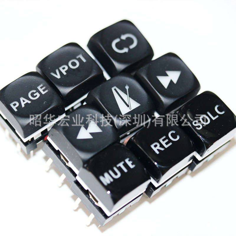 用于音频视频处理器 带灯按键开关 按钮开关12*12 15*15厂家销售