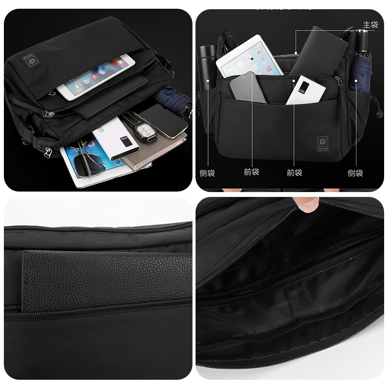 WEPOWER nuevo tipo de bolso casual simple, bolso de hombro de gran capacidad, bolso de viaje de negocios, bolso de hombro, bolso de hombre