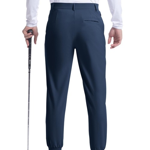 Cross-border Amazon AliExpress Youth Elastic Golf Running Slimming Casual Pants Men Four Seasons Advanced Sense