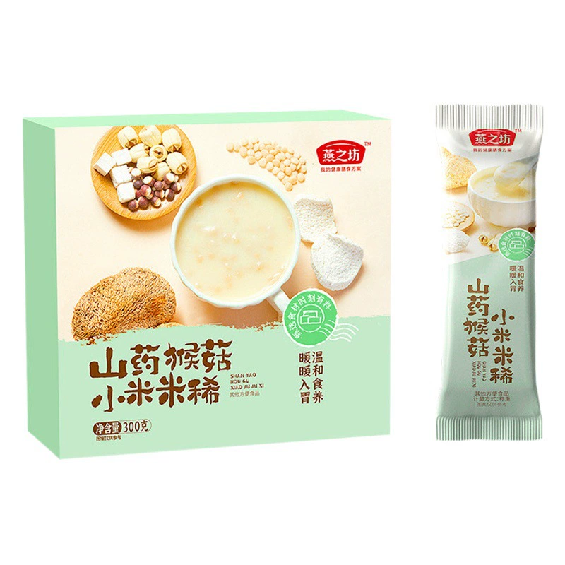 Ян Чжифан Ям Гериций Гриб Просо Рис Разбавленная паста проса В мешках Гериций гребенчатый Пивоварение Мгновенный пищевой заменитель завтрака