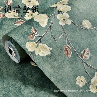 Retro American Self-Adhesive Wallpaper 3D Stereo Warm Bedroom Dormitory Living Room Tv Background Wall Wallpaper Self-Adhesive Home