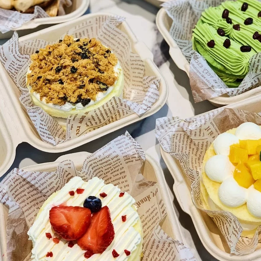 Одноразовая соединенная квадратная коробка оптом ланч-бокс Bento бумажная десертная тортовая бургерная закусочная коробка фруктовый ланч-бокс