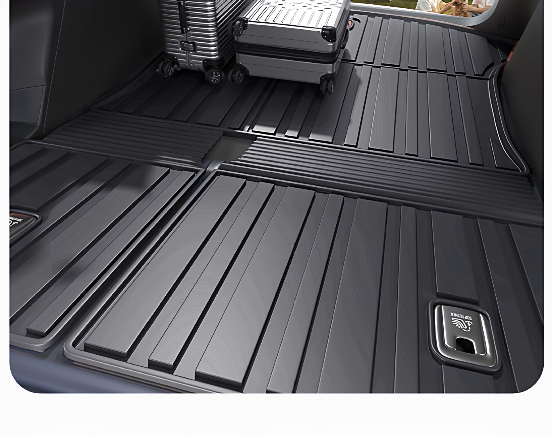 Suitable for Ideal I6/L6/L7/I8/L9/L8 Front and Rear Trunk Mats, Tpe Car-Specific Integrated Trunk Mat