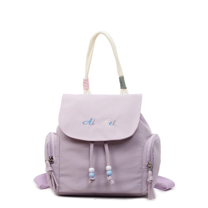 2025 moda moda moda personalidad mochila de textura casual simple nicho diseño de mochila de mujer de textura