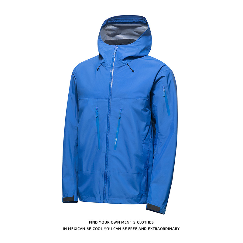 High-end heat-sealed single-layer jacket men's and women's coats, windbreakers, waterproof jackets, mountaineering jackets_voghion.com