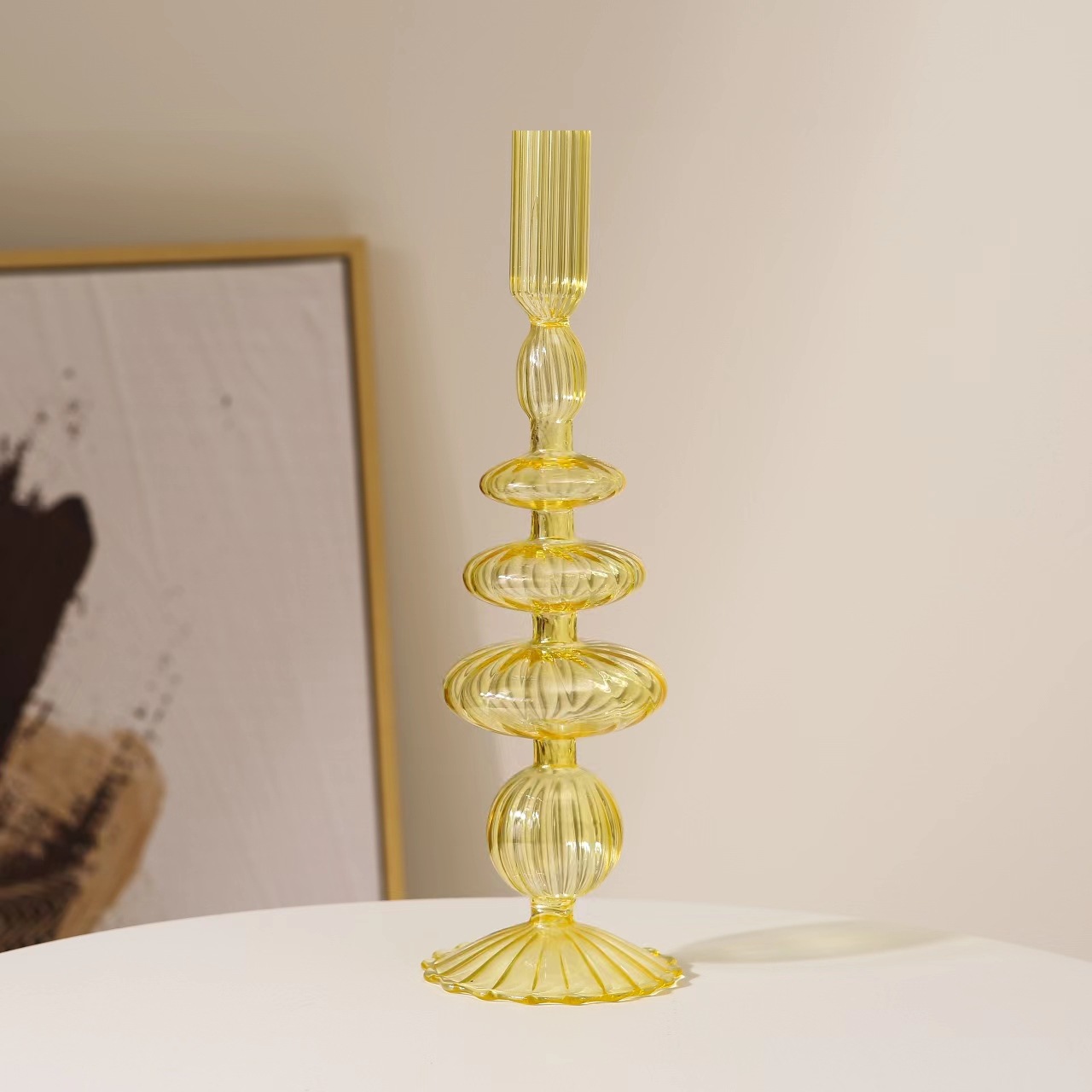 Estilo ins negro candelabro de cristal decoración nórdico romántico francés decoración del hogar tienda de ropa decoración suave