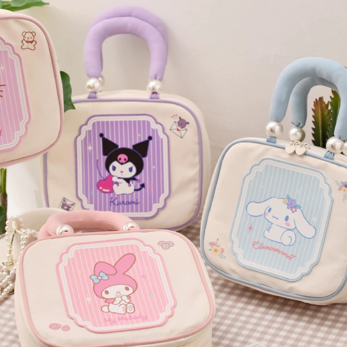 Клатч-органайзер Sanrio, подлинная косметичка, вместительный кошелёк