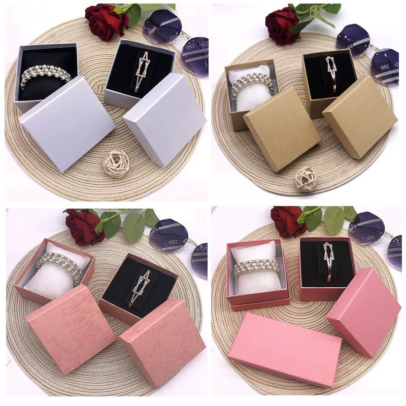 爆款复古牛皮纸天地盖包装盒手镯纸盒子手表盒饰品盒 可印logo