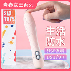Youth Queen Massager USB Charge Multi-frequency Powerful Vibrator Female Self Pleaser Adult Erotic Toy