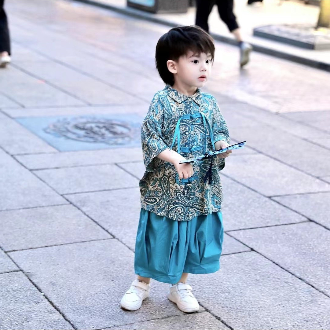 녹색 코발트 블루 세트